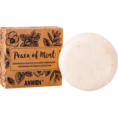 Anwen Peace of Mint Miętowy szampon w kostce bez puszki