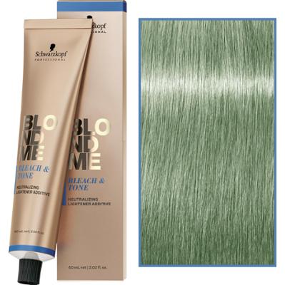 Schwarzkopf Professional BlondMe Bleach&Tone – krem rozjaśniająco-tonujący do włosów, 60ml Matt  |  Matowy