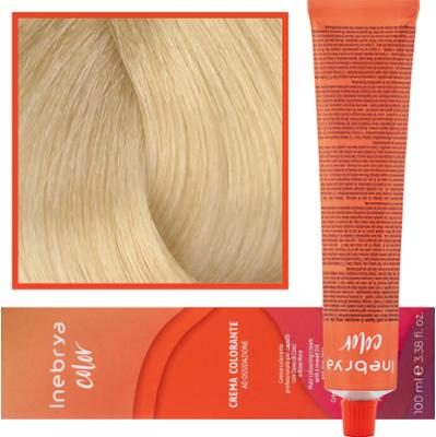 Inebrya Color - farba krem koloryzujący do włosów, 100ml 10/0 | Jasny Platynowy Blond