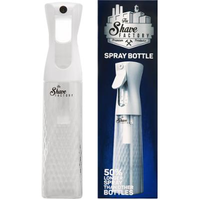 The Shave Factory Spray Bottle - butelka ze spryskiwaczem, biała, 300ml