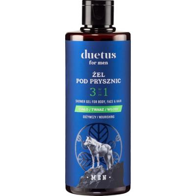 Duetus For Men - odżywczy żel pod prysznic dla mężczyzn 3w1, 300ml