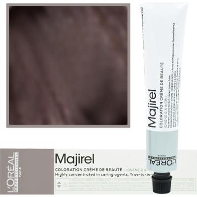 Loreal Majirel - profesjonalna farba do włosów, paleta kolorów, 50ml 4.15 Brąz Popielato-Mahoniowy