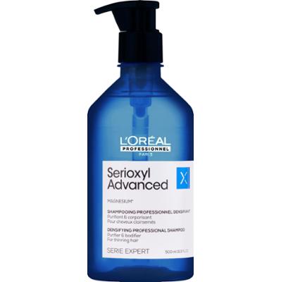 Loreal Serioxyl Advanced - szampon w żelu zagęszczający włosy, 500ml