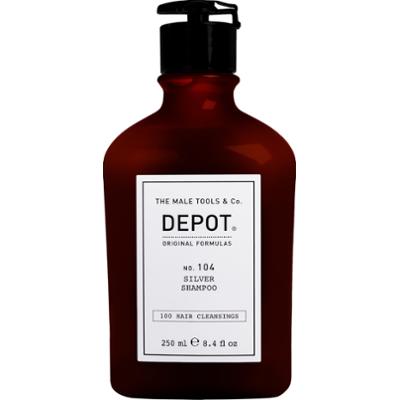 Depot NO. 104 Silver - szampon do włosów siwych i rozjaśnianych dla mężczyzn, 250ml