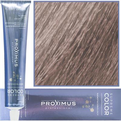 Proximus Supreme Color Nanotechnology – profesjonalna farba do włosów z kwasem hialuronowym, 100ml 10,81 | Bardzo Jasny Tytoniowy Platynowy Blond