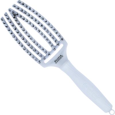 Olivia Garden Finger Brush Combo Medium, szczotka z włosiem dzika do rozczesywania, różne kolory Bloom Bluestar | Niezapominajka