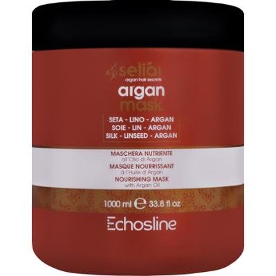 Echosline Seliar Argan Mask – odżywcza maska arganowa do włosów zniszczonych, 1000ml