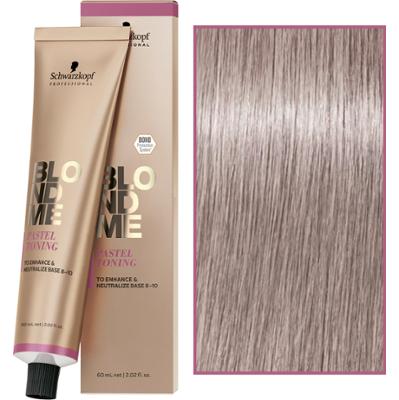 Schwarzkopf Professional BlondMe Pastel Toning - pastelowy toner do włosów blond, 60ml Steel Blue | Stalowy Niebieski