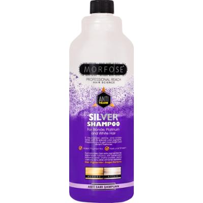Morfose Silver Shampoo Anti Yellow – szampon do włosów blond i siwych, 1000ml