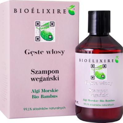 Bioelixire Szampon Wegański do włosów osłabionych i zniszczonych 300 ml