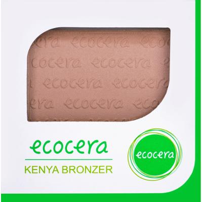 Ecocera Kenya bronzer do twarzy – matowy puder wegański do cery śniadej 10g