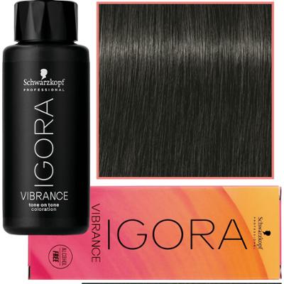 Schwarzkopf Professional Igora Vibrance – półtrwała farba do włosów bez amoniaku, 60ml 5-21 | Jasny Brąz Popielaty Cendre
