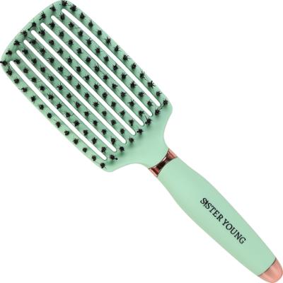 Sister Young Ovia BV - szczotka do włosów z włosiem dzika, różne kolory Mint | Miętowy
