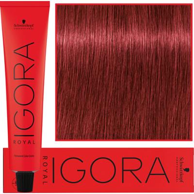 Schwarzkopf Professional Igora Royal - trwała farba do włosów o innowacyjnej formule, 60ml 6-88 | Ciemny Blond Czerwony Ekstra