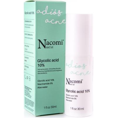 Nacomi Next Level Adios Acne - serum do twarzy z kwasem glikolowym 10%, 30ml