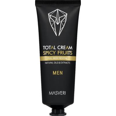 Masveri Total Cream Spicy Fruits - krem do ciała dla mężczyzn, 125ml