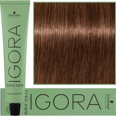 Schwarzkopf Professional Igora Zero Amm - profesjonalna farba do włosów bez amoniaku, 60ml 6-6  |  Ciemny Blond Czekoladowy
