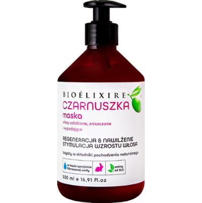 Bioelixire Czarnuszka maska do włosów słabych wypadających 500 ml