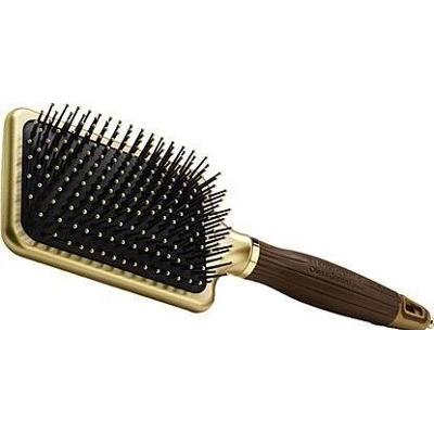 Olivia Garden Nano Thermic Paddle - szeroka i płaska szczotka do wygładzania włosów