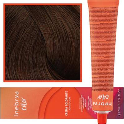 Inebrya Color - farba krem koloryzujący do włosów, 100ml 6/3 | Ciemny Złoty Blond