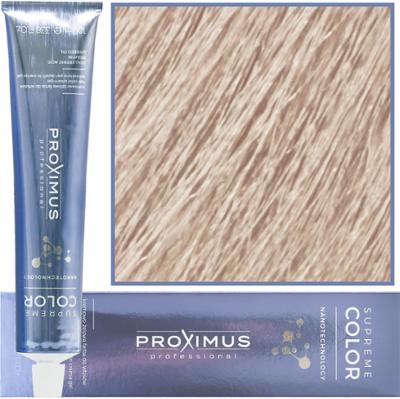Proximus Supreme Color Nanotechnology – profesjonalna farba do włosów z kwasem hialuronowym, 100ml 10 | Rozjaśniający Platynowy Blond