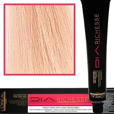 Loreal Dia Richesse - farba do włosów bez amoniaku, 50ml 9.02 Bardzo Jasny Naturalny Opalizujący