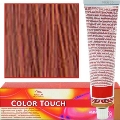 Wella Color Touch - profesjonalna farba do włosów bez amoniaku, 60 ml 66/44 Ciemny Blond Intensywny Miedziany