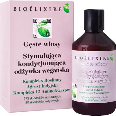 Bioelixire Gęste włosy odżywka wegańska przeciw wypadaniu 300 ml