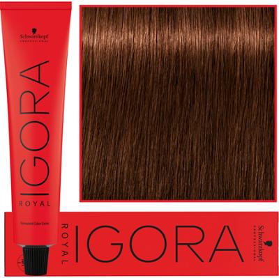 Schwarzkopf Professional Igora Royal - trwała farba do włosów o innowacyjnej formule, 60ml 5-7 | Jasny Brąz Miedziany