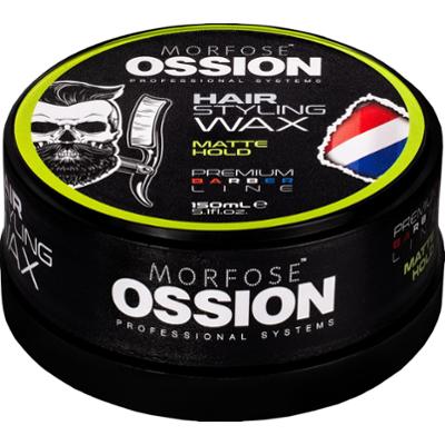 Morfose Ossion PB Hair Styling Wax Matte Hold – mocny, matowy wosk do stylizacji włosów, 150ml