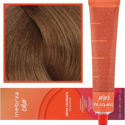 Inebrya Color - farba krem koloryzujący do włosów, 100ml 8/00 | Intensywny Jasny Blond