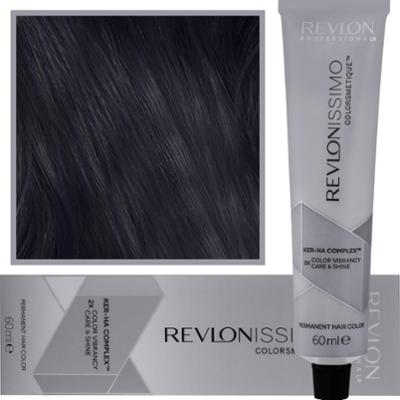 Revlon Revlonissimo Colorsmetique - kremowa farba do włosów, 60ml 2,10 | Niebieska Czerń