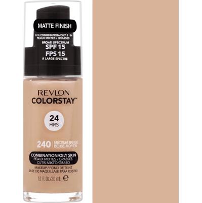 Revlon Colorstay - podkład do cery tłustej i mieszanej z pompką, 30ml COMBI/OILY 240