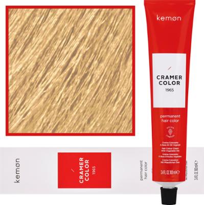 Kemon Cramer Color - kremowa farba do włosów z olejem kokosowym, 100ml 10,2 | Beżowy Platynowy