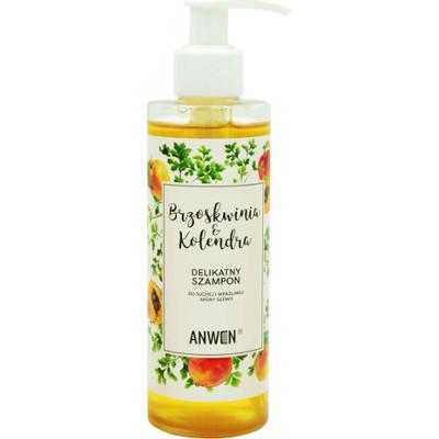 Anwen Brzoskwinia i Kolendra delikatny szampon do włosów 200ml