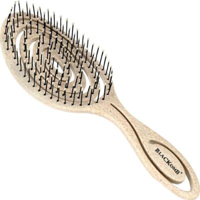 Poniks Blackomb Eco – masująca szczotka do rozczesywania włosów, ekologiczna, różne kolory Beżowy