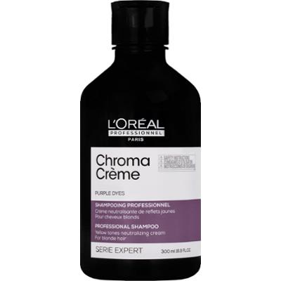 Loreal Chroma Creme Shampoo Purple Dyes – szampon do włosów farbowanych na blond, 300ml