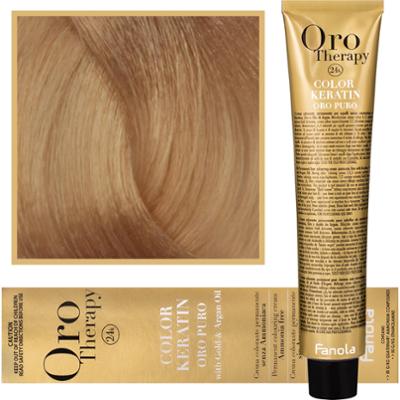 Fanola Oro Therapy - farba do włosów bez amoniaku, pełna paleta kolorów 8,31 | Jasny Piaskowy Blond