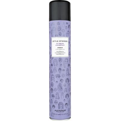 Alfaparf Style Stories Extreme Hairspray - lakier nabłyszczający do włosów, 500ml