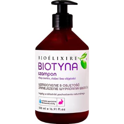 Bioelixire Biotyna szampon włosy cienkie i bez objętości 500 ml