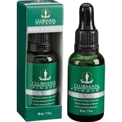 Clubman Beard and Tattoo Oil olejek do brody i tatuażu 30ml