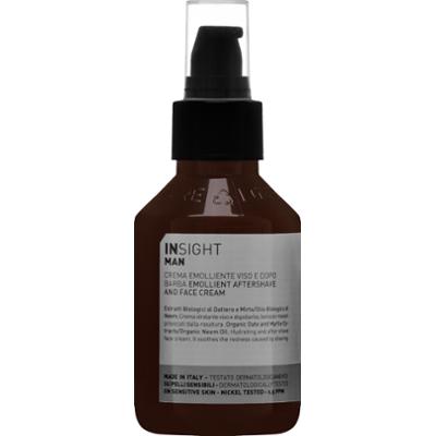 Insight MAN Emollient Shave Cream - krem po goleniu do twarzy, 100ml.