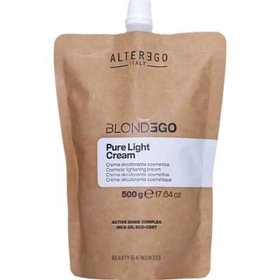 Alter Ego BlondEgo Pure Light Cream - rozjaśniacz do włosów w kremie, 500g