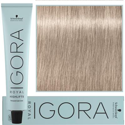 Schwarzkopf Professional Igora Royal Highlifts - farba do włosów o rozjaśniającej formule 60ml 12-91 | Bardzo Jasny Blond Popielato-Cendrowy