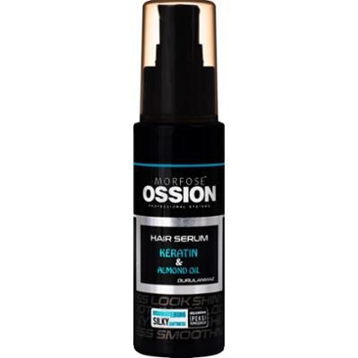 Morfose Ossion Hair Serum Keratin & Almond Oil – keratynowe serum do włosów zniszczonych, 75 ml