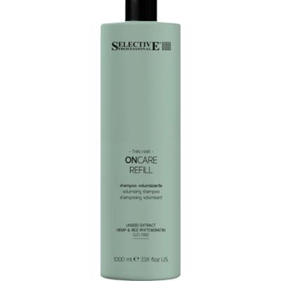 Selective On Care Refill Volumizing - szampon do włosów wrażliwych i cienkich, 1000ml