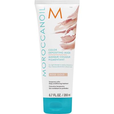 Moroccanoil Color Depositing Mask - arganowa maska koloryzująca do włosów, 200ml Rose Gold | Różowe Złoto