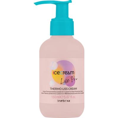 Inebrya Ice Cream Thermo Liss Cream - krem termoochronny do włosów, 150ml