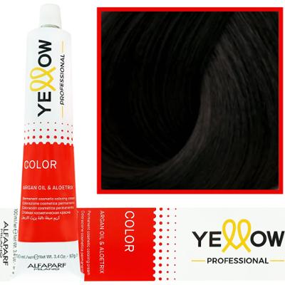 Alfaparf Yellow - trwała farba do włosów z aloesem i kiełkami pszenicy, 100ml 7,31 | Średni Złoty Popielaty Blond