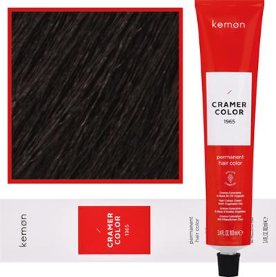 Kemon Cramer Color - kremowa farba do włosów z olejem kokosowym, 100ml 5,1 | Jasny Popielaty Brąz